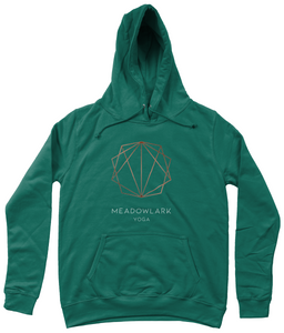 Girlie College Hoodie copper + white