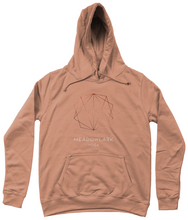Load image into Gallery viewer, Girlie College Hoodie copper + white
